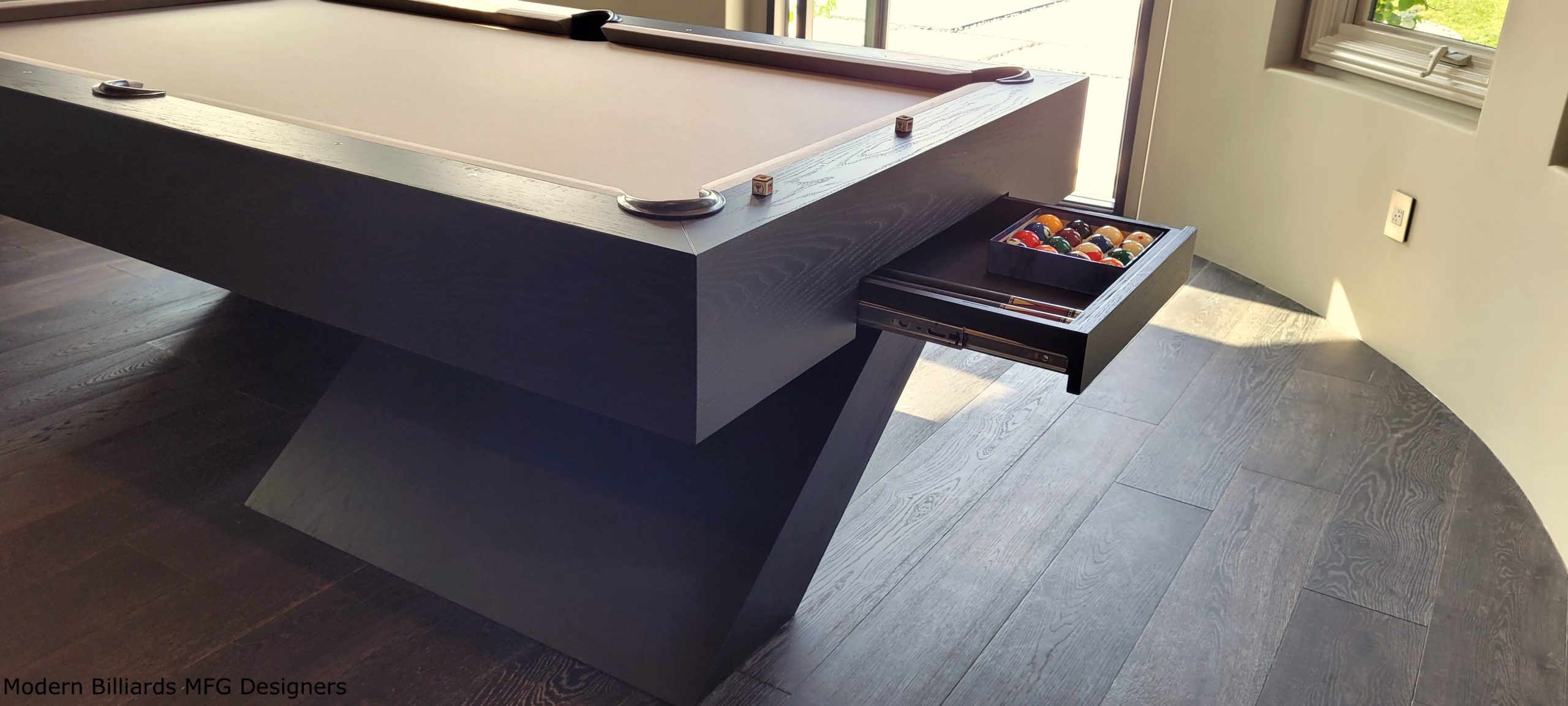 Tulum 2 Ultra Sleek Pool Table Billiards - Image 8