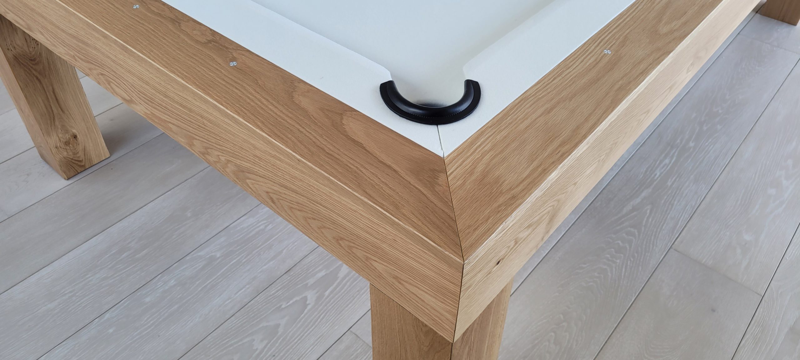 MODEL MODERN NATURAL RIFT WHITE OAK POOL TABLE - Image 5