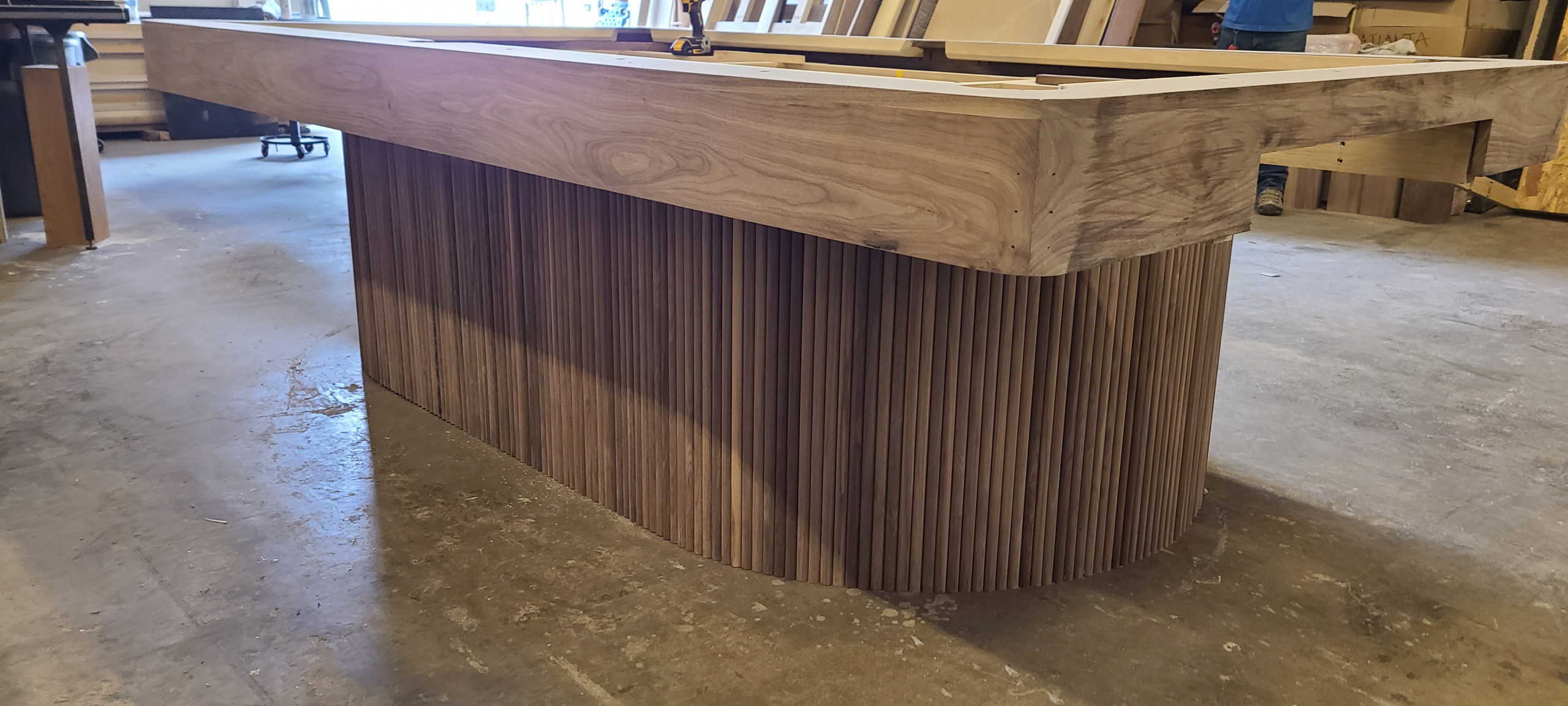 MODEL MODERN POOL TABLE FINNLEY RIFT WALNUT COMING SOON - Image 5