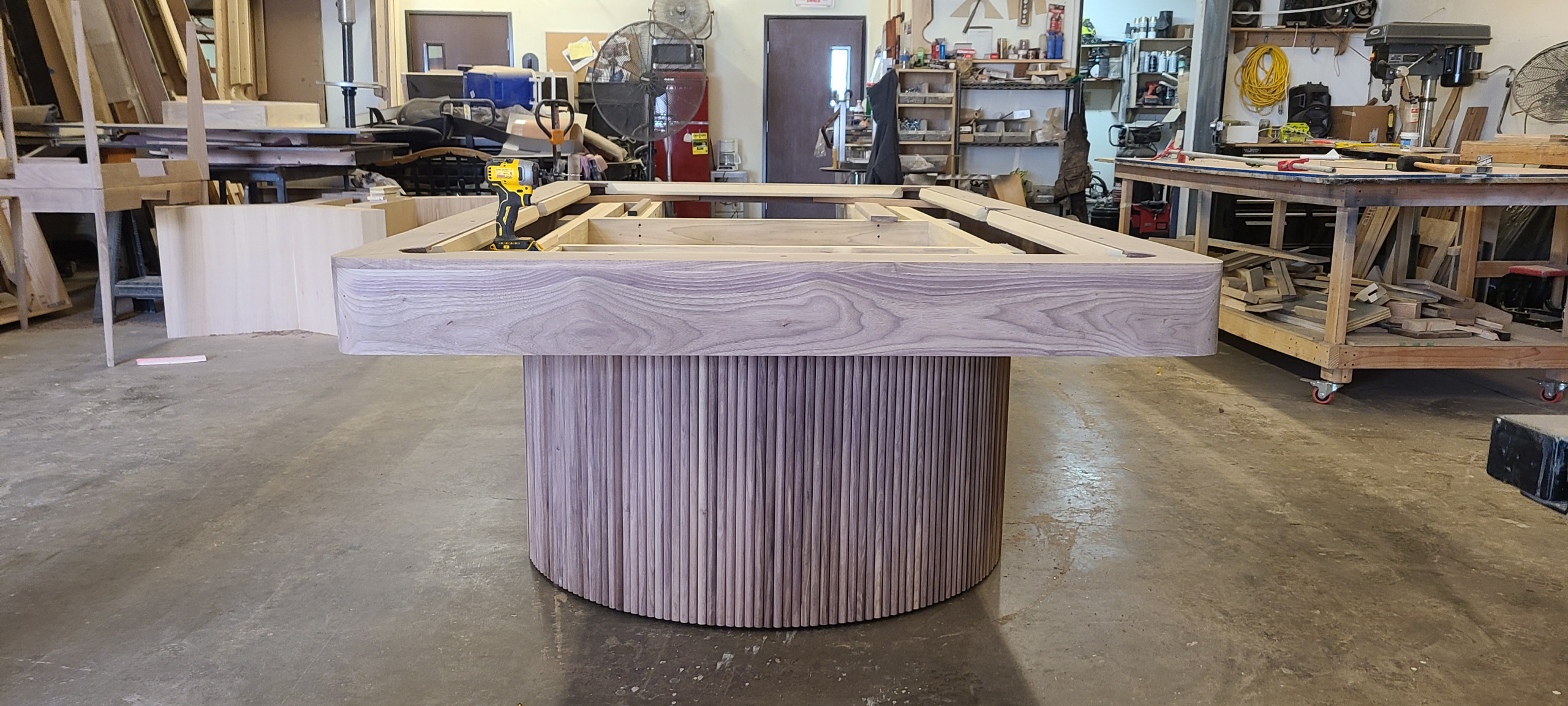 MODEL MODERN POOL TABLE FINNLEY RIFT WALNUT COMING SOON