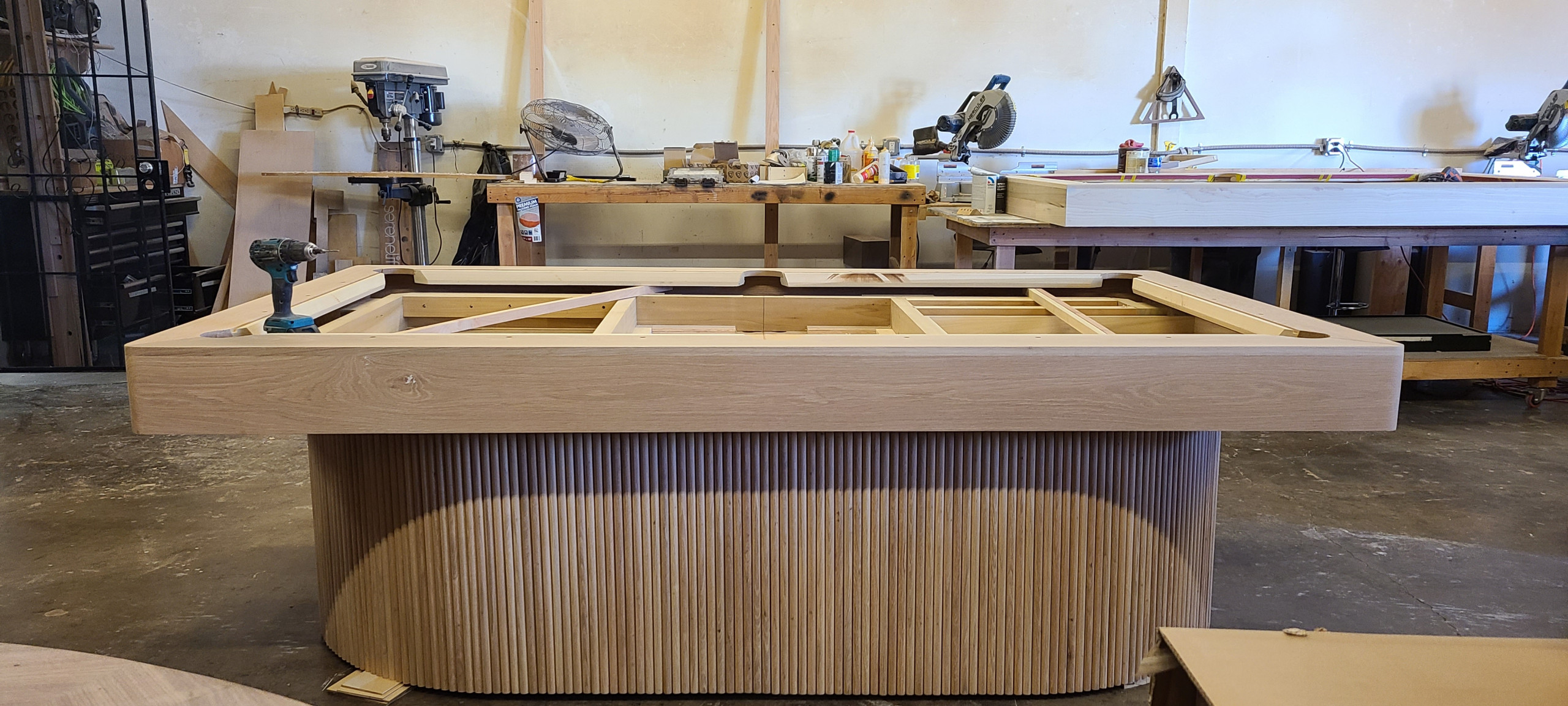 MODEL MODERN POOL TABLE FINNLEY RIFT WHITE OAK COMING SOON - Image 7