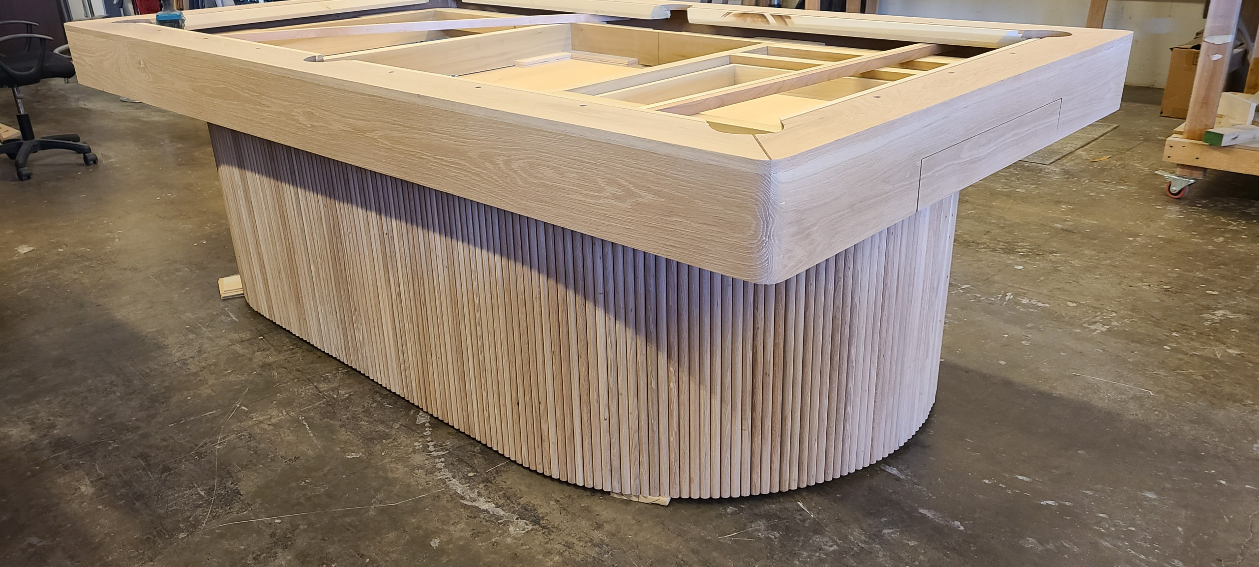 MODEL MODERN POOL TABLE FINNLEY RIFT WHITE OAK COMING SOON - Image 8