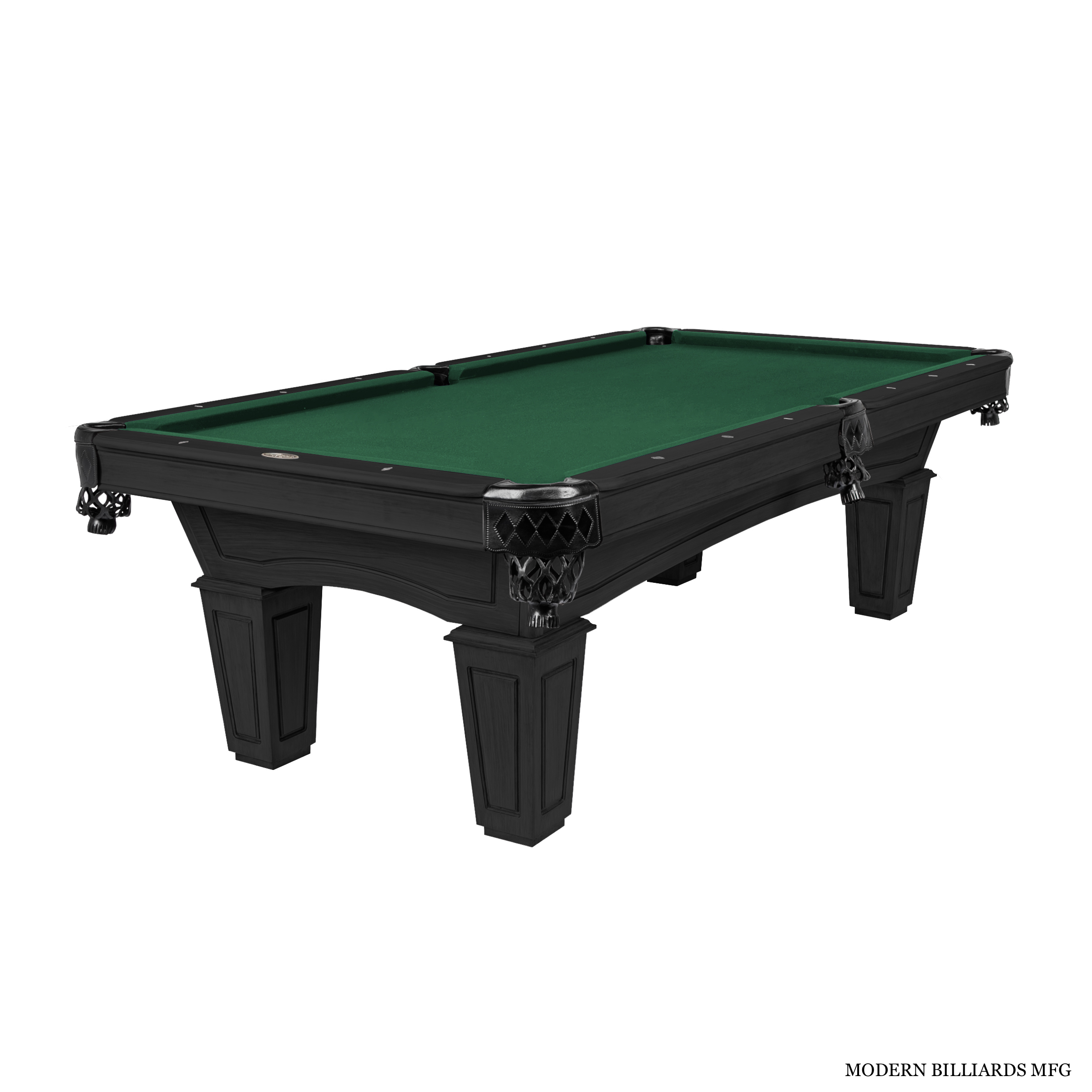 Traditional Ash Black Pool Table