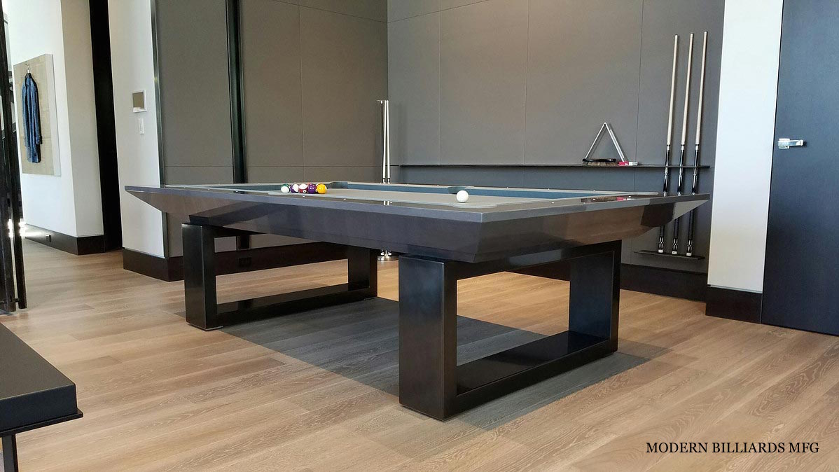 Geneva Contemporary Steel Pool Table - Image 4