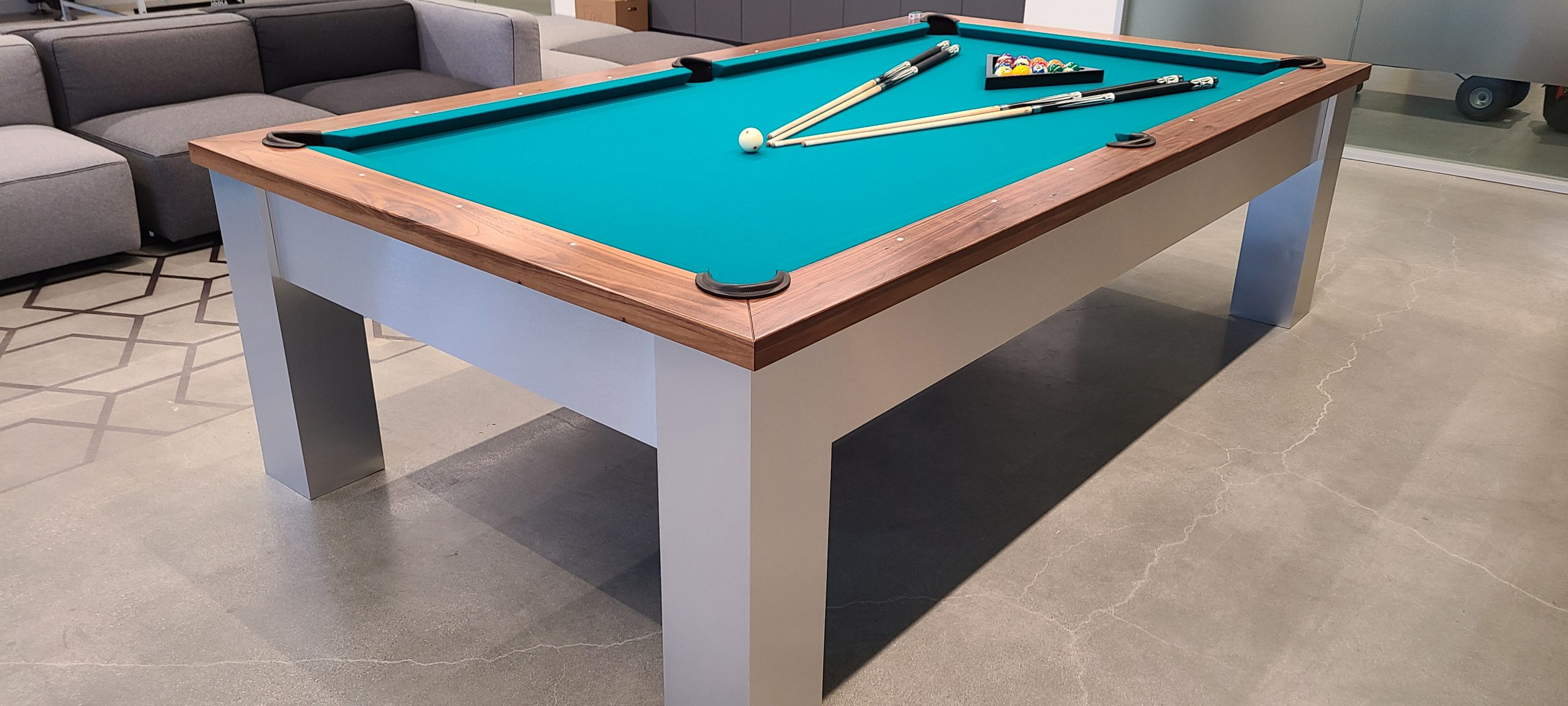 modern pool tables, custom pool tables, american made billiards mfg